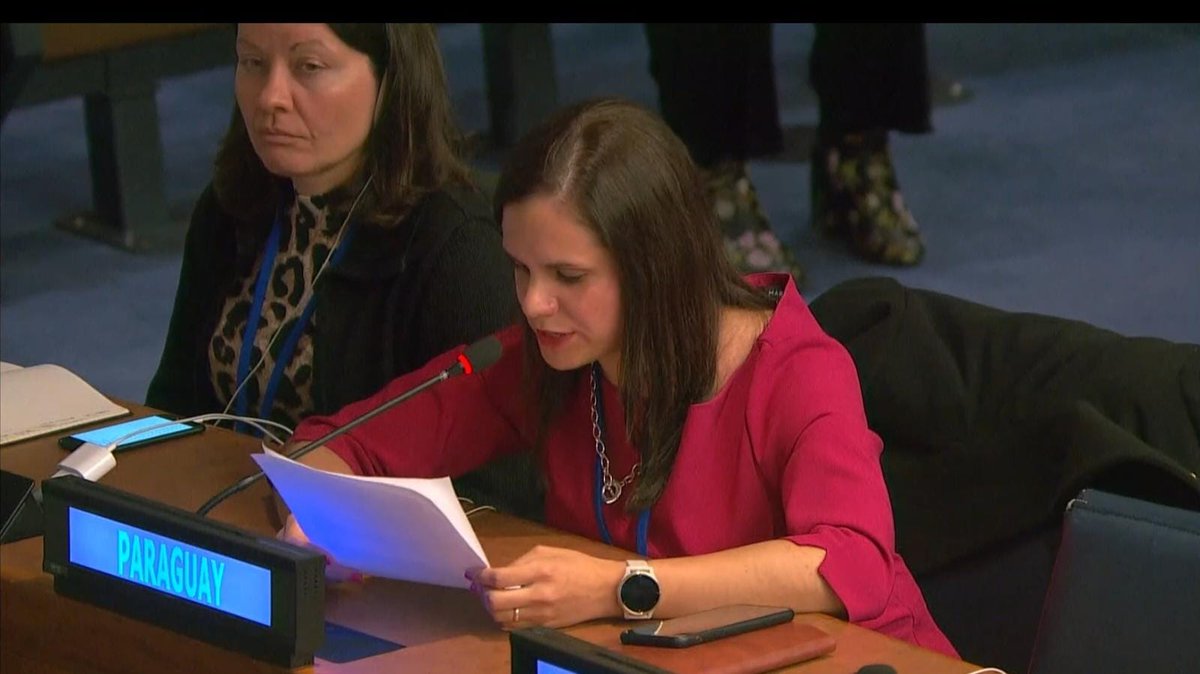 ParaguayONU's tweet photo. 🇵🇾Paraguay participó de la 61.ª Sesión del #CSocD y presentó el Plan Nacional del Empleo (2022-2026), que impulsa políticas y acciones para fomentar el empleo decente.

@mreparaguay https://t.co/ASyzLVPIJO