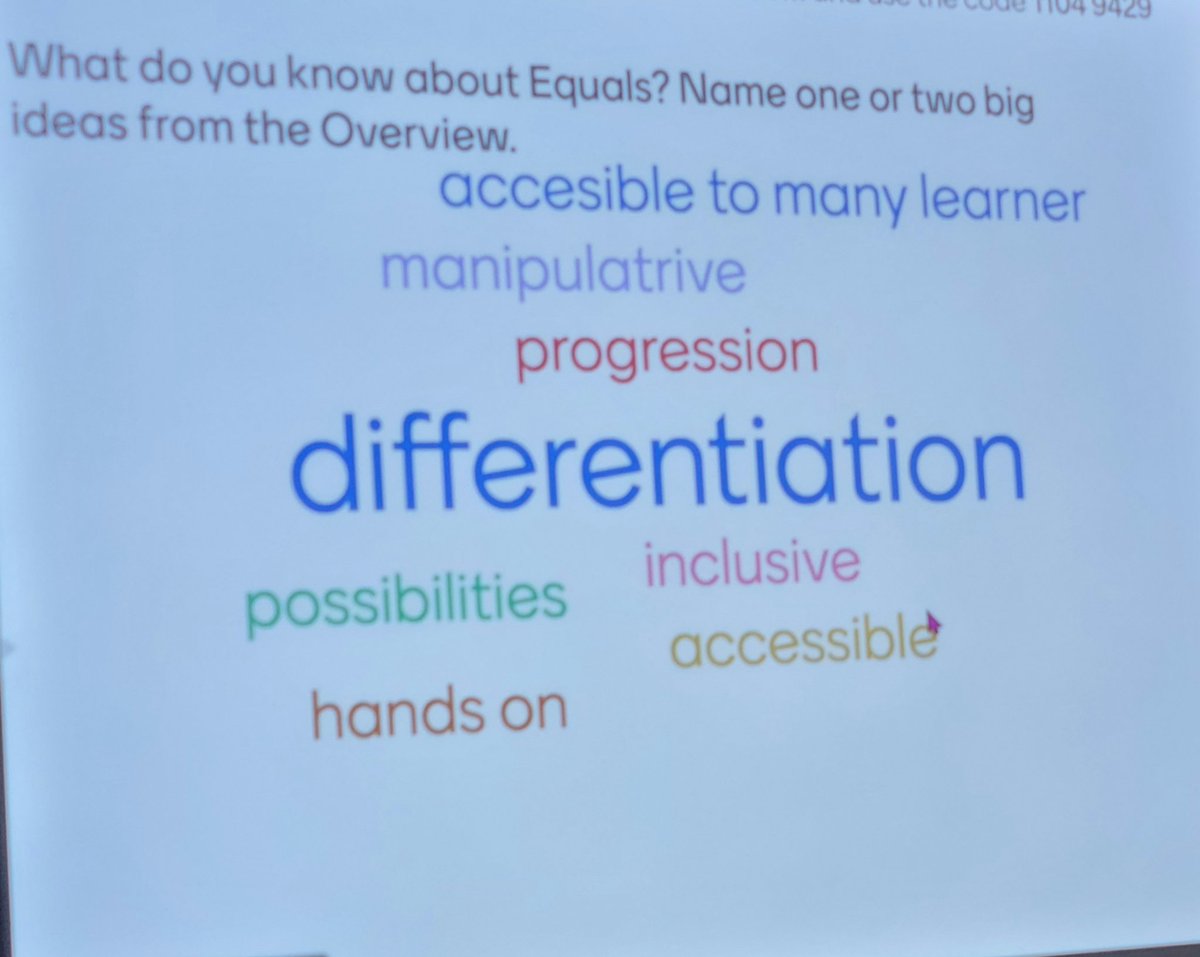 MrJMcInnis's tweet image. Engaging PD this morning for our @HCDSB STC Special Education Teachers. Exploring new resources that promote functional math knowledge and problem solving. Equals Math makes math accessible, engaging, and fun! #hcdsbmath @StephanyBalogh @jodij30 @BridgesCanada @HCDSB_ISERTs