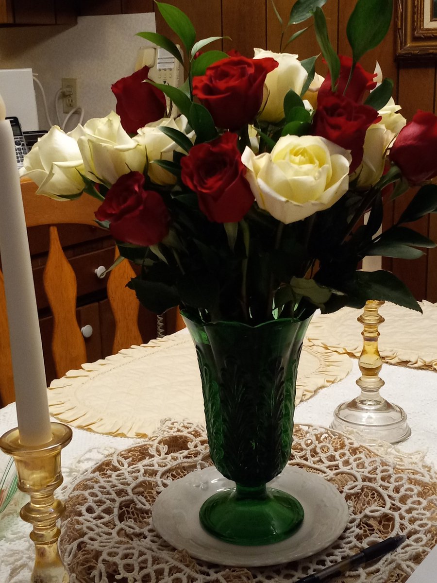 Flowers for the XYL that makes my heart 1:1.