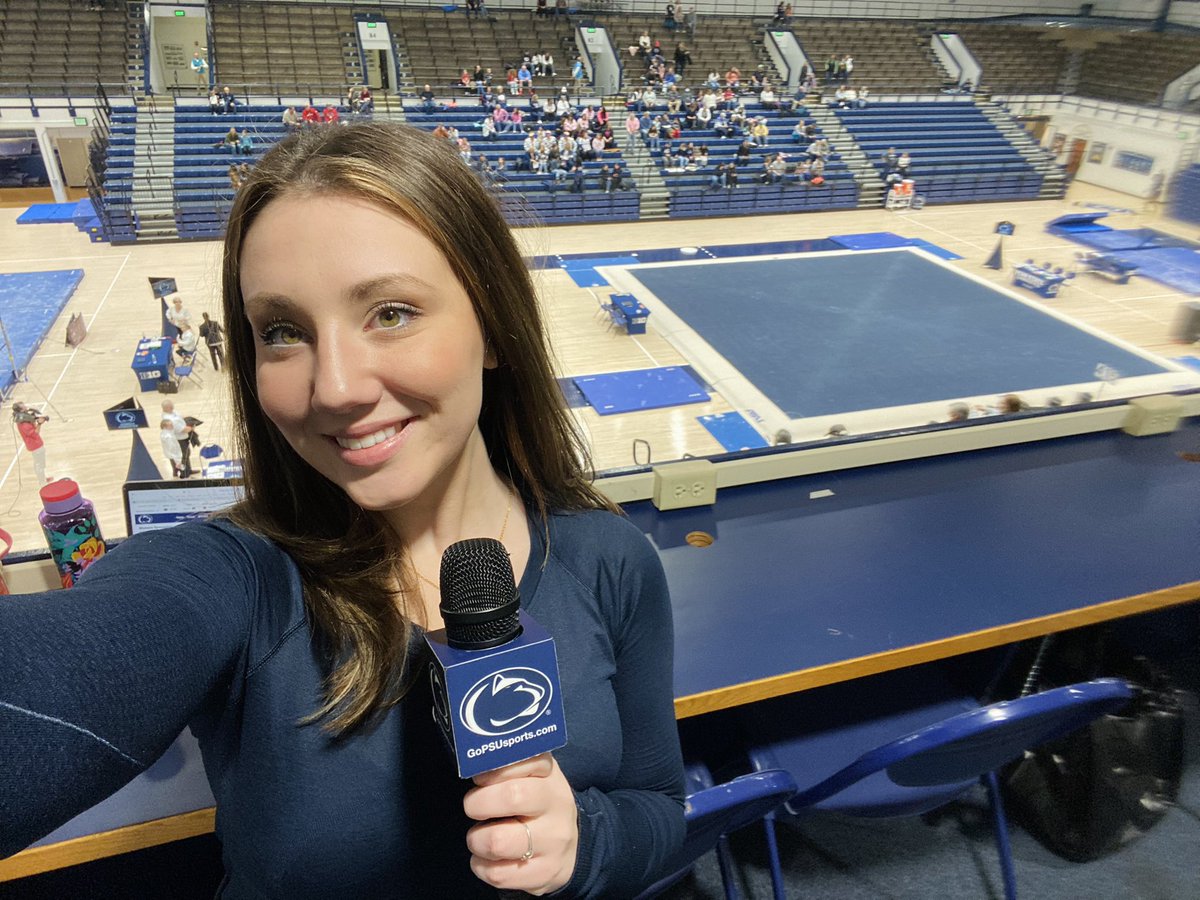 madisonmillertv's tweet photo. At Rec Hall tonight for @PennStateWGYM meet against Nebraska! #weare #pennstate https://t.co/BgKySwT23V