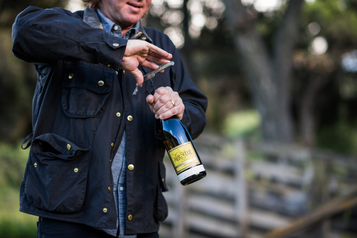 Winemaker Charlie Wagner has the right idea for a Friday night: open Mer Soleil Chardonnay for a bright, refreshing start to the weekend.