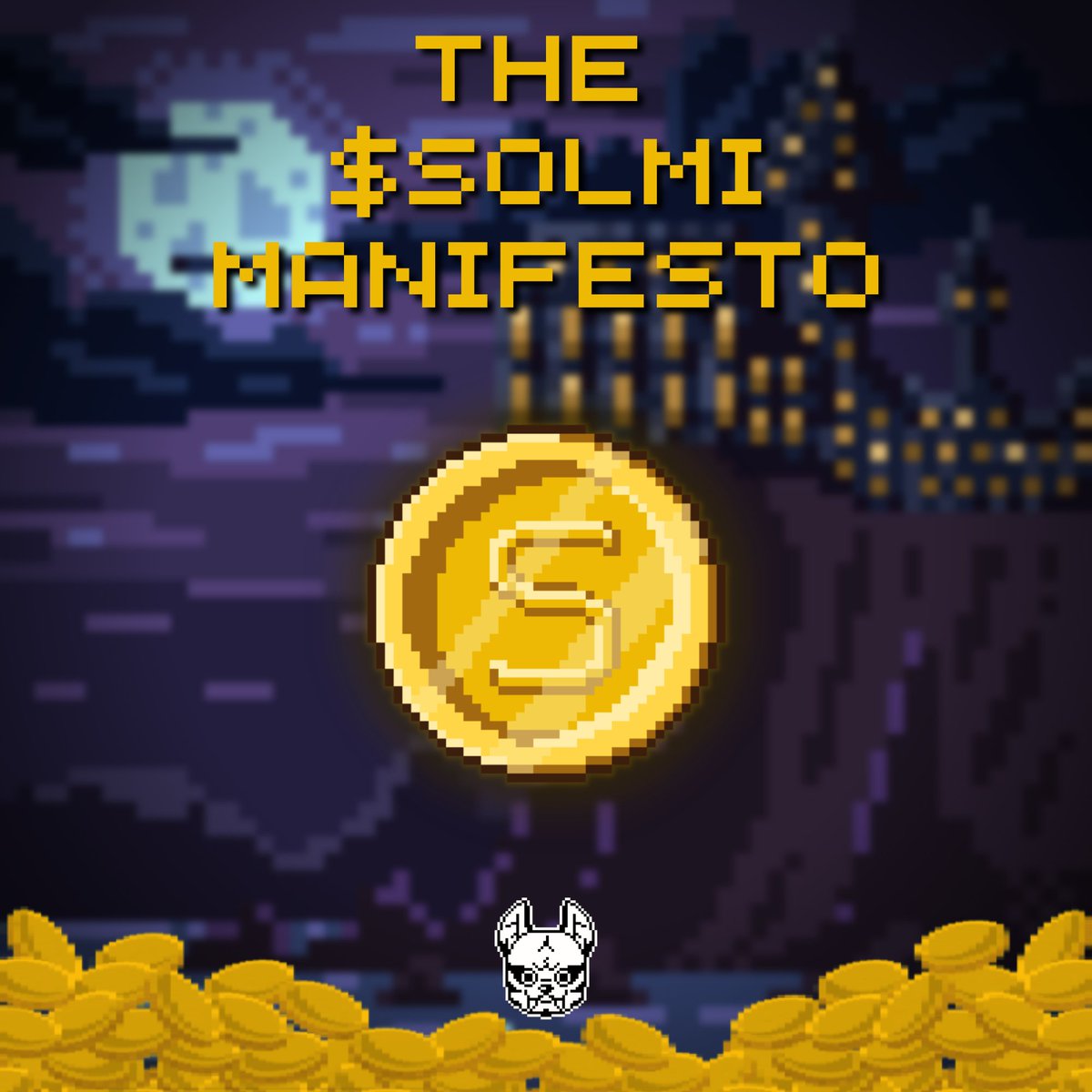TheSoltoshis's tweet photo. The $SOLMI Manifesto is now LIVE!

Take a look at our plan to take over Solana and compete at the highest echelons. Powered by $SOLMI.

https://t.co/nPdvbeX4us (also available on our website). https://t.co/TsiY6HSN5m