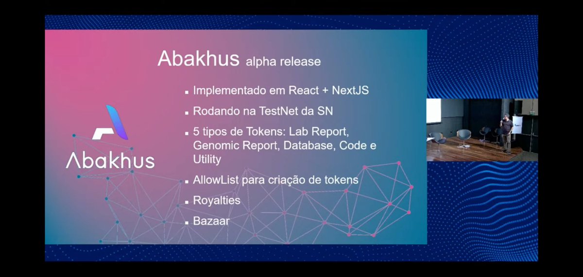 abakhus's tweet photo. On 01/30/23 we presented #Abakhus and how #healthcare/#genomics records can be tokenized with #privacy. Thanks to @EthColombia, @clrfund, @EFDevcon for the Quadratic Fundig to support the event "From #Genomes & #Privacy to #Social #Impact"
#personalgenomics #biotech #omics #dna https://t.co/7yMmYHrxcy