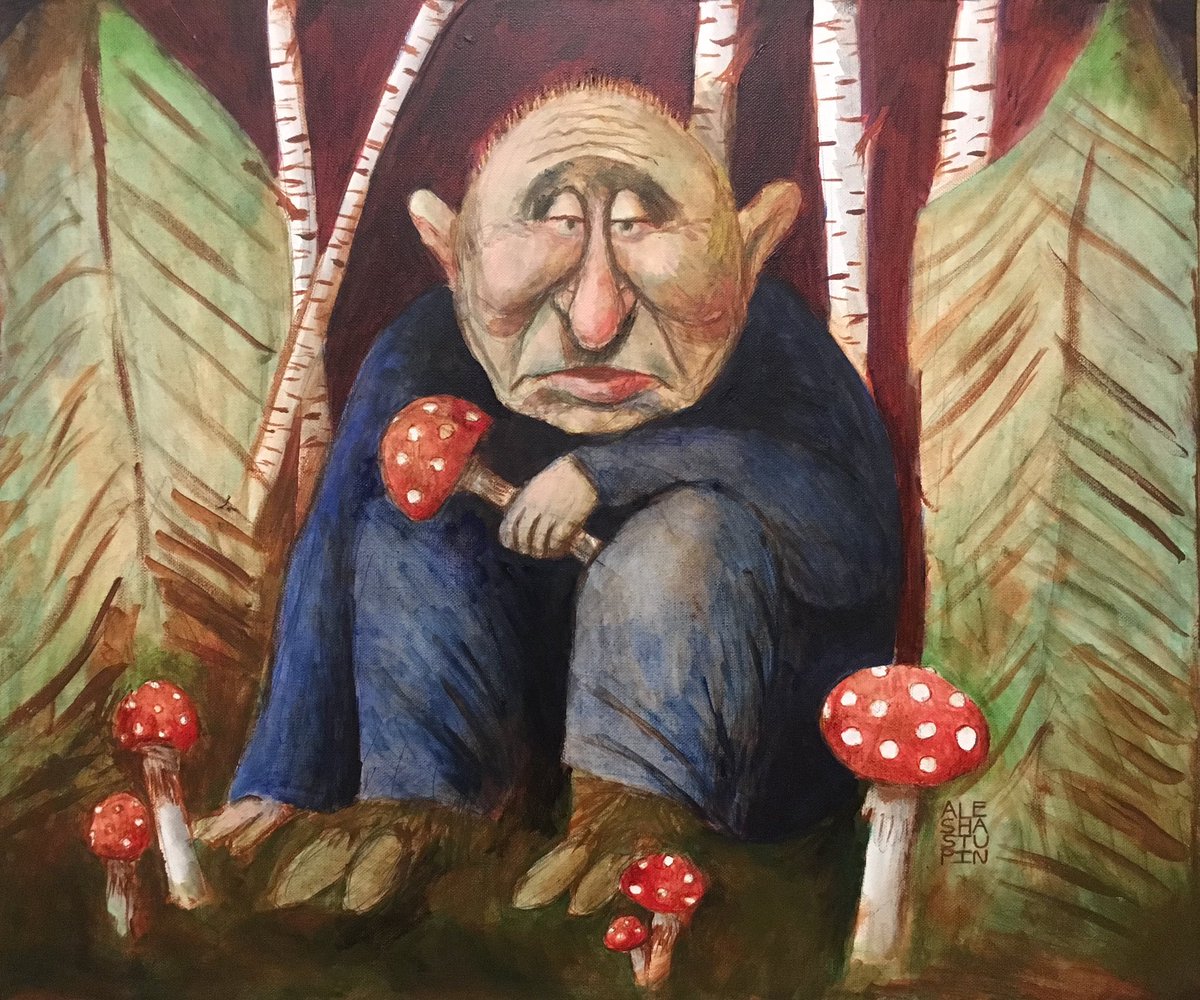 ponochevny's tweet photo. Алёша Ступин. «За шишками». Холст, масло, Лувр. https://t.co/6EmKb1yIII