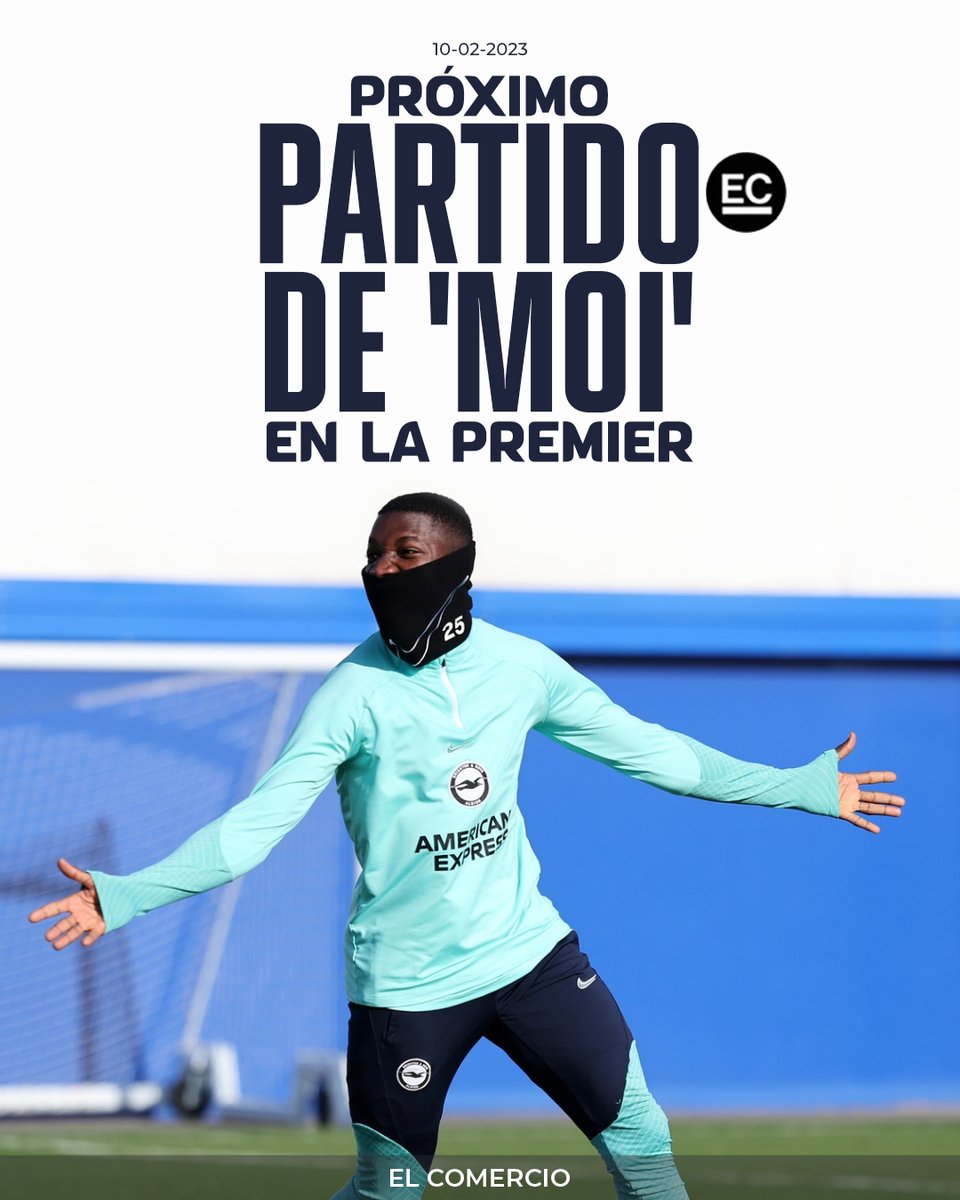 elcomerciocom's tweet photo. Hay expectativa por el posible retorno de Moisés Caicedo al equipo titular del Brighton » https://t.co/ko1I05MXue https://t.co/W0E2tdxUd1
