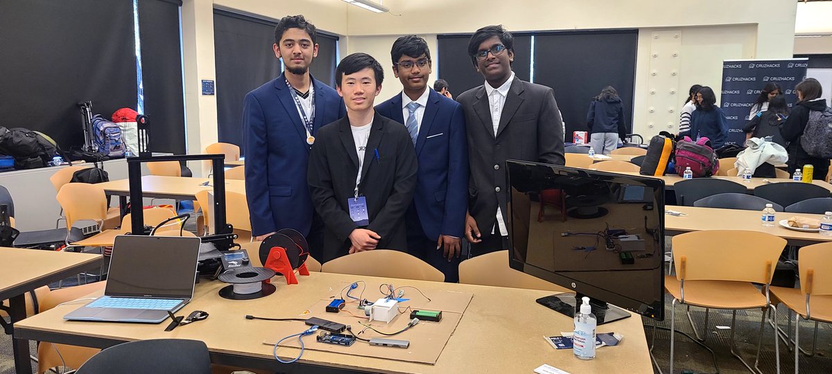 MHHS Students create GestAR at CruzHacks2023. Last week, a group of MHHS students participated in the Cruzhacks hackathon, a 48-hour challenge, and won a prize on 'Most Useful Hack'.   Read more: tinyurl.com/MHHSMustangMes…