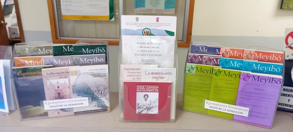 HISTORICAS_UABC's tweet photo. ¿Y tú ya tienes tu revista #Meyibó?
Adquiere ésta y otros #libros en exhibición acudiendo a nuestras oficinas de las 08 a las 18 hrs. #IIH_UABC
¡Te esperamos!
Consulta en línea: https://t.co/BTnZTh5HT2
#Publicaciones: https://t.co/8tFcv90WwC
#revistadivulgacion #historia https://t.co/zXrgWsccom