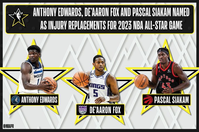 NBA announces All-Star injury replacements