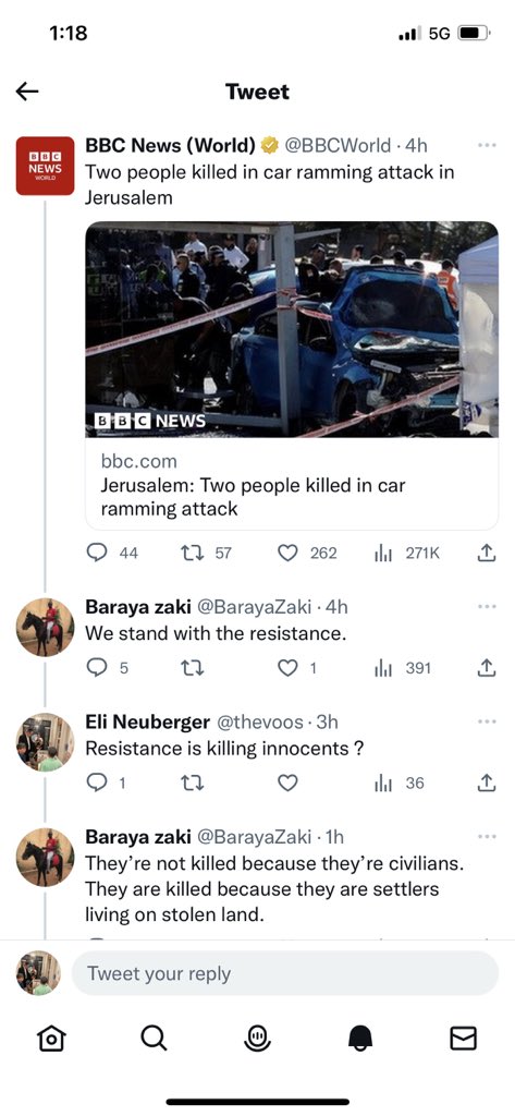 thevoos's tweet photo. #PalestinianTwitter is a sick place #PalestinianTerror #Jerusalem https://t.co/887Rl2ma5Q