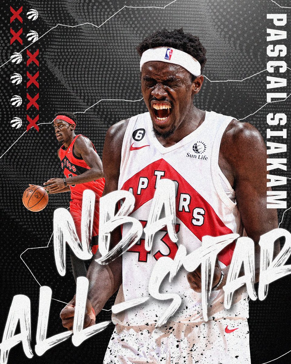Next stop : NBA ALL-STAR 🌟 <a href="/pskills43/">pascal siakam</a> 

#WeTheNorth | #NBAAllStar