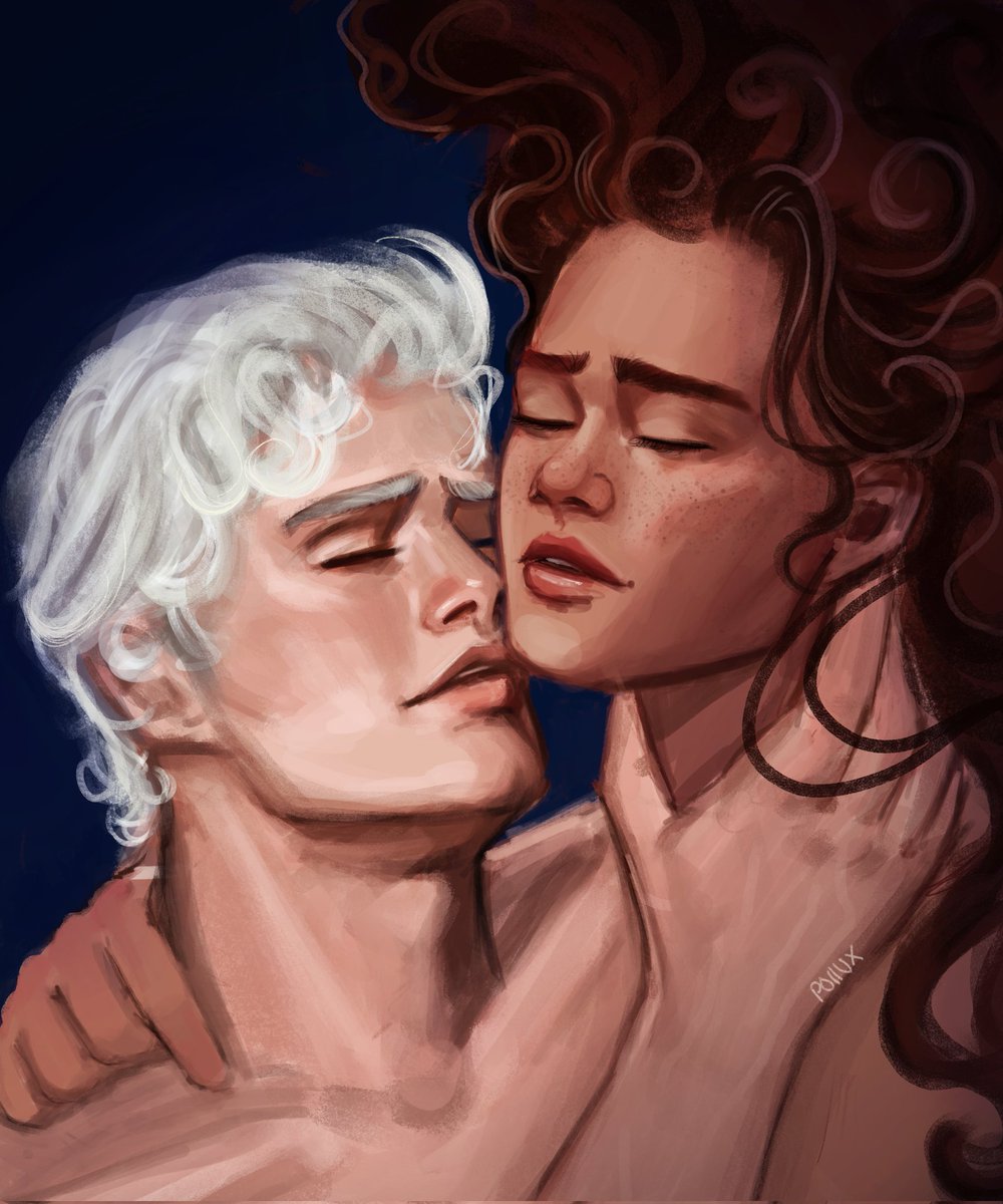 Then I heard your heart beating, you were in the darkness too
So I stayed in the darkness with you

#Dramione