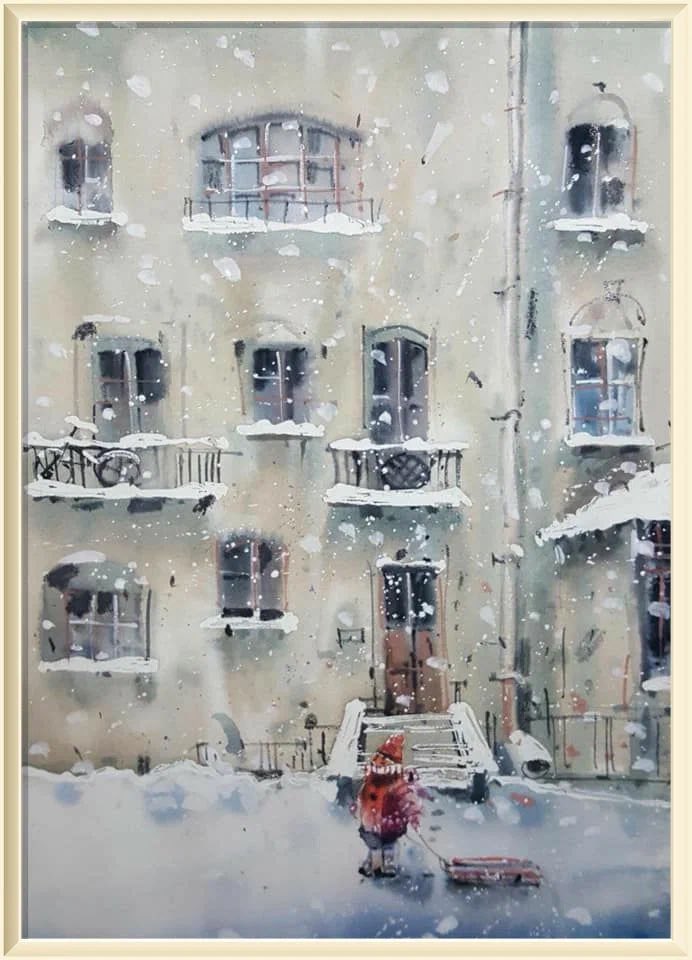CultPolosa's tweet photo. Художник Марина Дайковская

#art #endorphin
#думай_о_хорошем
#искусство
#contemporary_art
#winter_time
#зима https://t.co/6uUtIE2ou4
