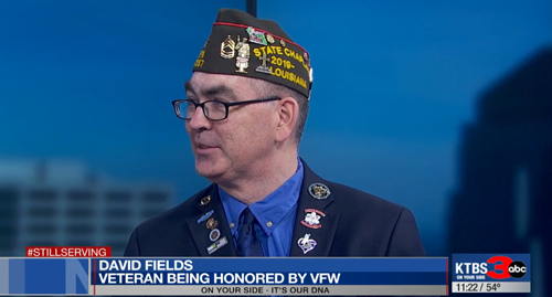 VFWHQ's tweet photo. Across our nation and around the world, VFW members are #StillServing. VFW Post 7287 Legacy Life member David Fields talks about the #StillServing initiative and what it means for many communities. #VFWStrong https://t.co/v0rByC7Mi9 https://t.co/3Ld8eS6ADP