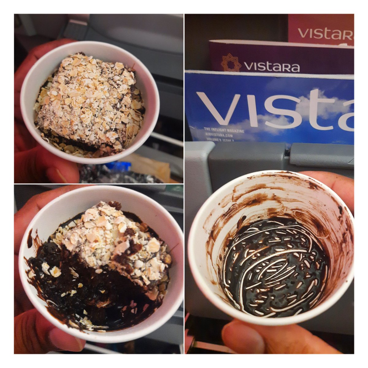 SamuelGaiusSun1's tweet photo. Absolutely incredibly mouthwateringly yummmmm dessert tonight on @airvistara!!!!
Enjoyed #diningonvistara💜 https://t.co/oVJRJiaoQy