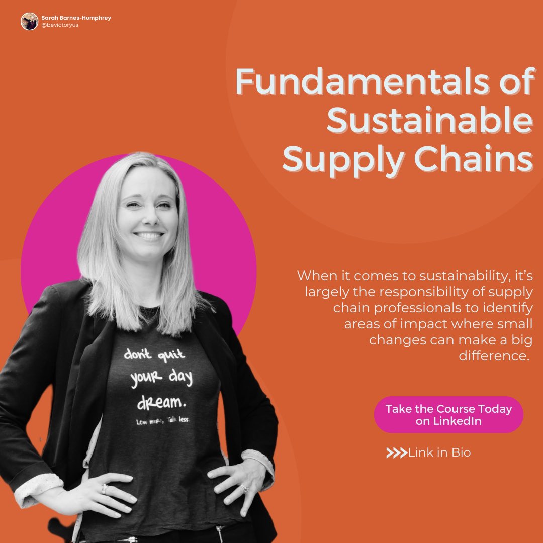 Sarah Barnes-Humphrey 🎙Supply Chain Leader tweet media