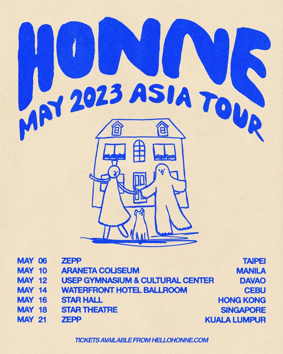 hellohonne's tweet photo. Asia! We are incredibly excited to announce our May 2023 Asia tour. It’s been almost 4 years since we’ve visited many of you, so this will be a really special one. 

Pre-sale starts tomorrow, Valentine’s Day,  February 14th at 10am local time on https://t.co/wXLkLQb42t❤️ https://t.co/THQuY42Q2Y
