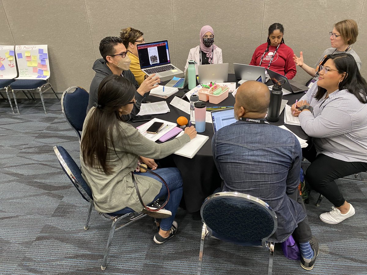 RBobinchuck's tweet photo. Day 4 of @UnboundEdu
#StandardsInstitute finds us working to prioritize the grade-level learning in a lesson and adapt that lesson to include scaffolding that gives students #Access to grade-level work.
#ShiftsInMath #KnowBetterDoBetter #BeTheChange #MathStreets https://t.co/g7CdfDdws2