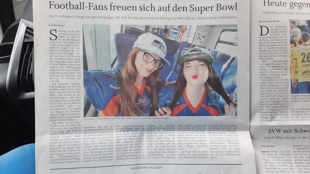 <a href="/Anke_Wa/">Anke Wa</a> <a href="/RGriffans/">Rostock GrifFans</a> 🏈😍💙🧡 #SuperBowl im <a href="/Ostseestadion/">Ostseestadion</a> in 2 Tagen