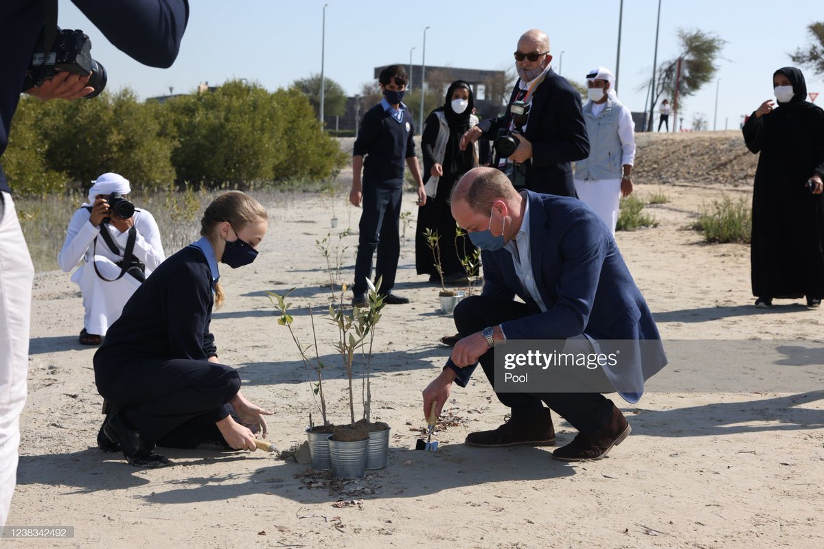 Mace on Twitter ""Prince William, Duke Of Cambridge tours Abu Dhabi's wetlands at the Jubail