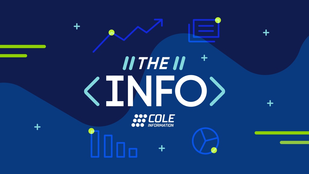 ColeInformation's tweet photo. Sell smarter, not harder. 

We are excited to announce the new interview and commentary podcast from Cole Information: The Info.

Check it out where you get podcasts and don’t forget to comment, share and subscribe!

https://t.co/3UQQCcc0L5 https://t.co/4XQScTZC1C
