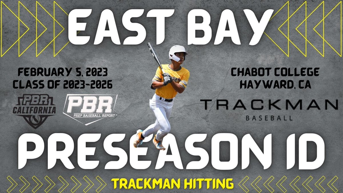 TrackMan hitting data from East Bay Preseason ID

LINK: bit.ly/EBpid_TMhit

<a href="/Tysonreis24/">Tyson Reis</a> <a href="/JakeLyall24/">Jake Lyall</a> <a href="/ColinLinteo/">Colin Linteo</a> <a href="/KennyWinters_10/">Kenny Winters</a> <a href="/n0ahmorton/">Noah Morton</a> <a href="/JoshuaECisneros/">Joshua Cisneros</a> <a href="/DylanHillman9/">Dylan Hillman</a> <a href="/Dean_Herkenrath/">Dean</a> <a href="/Brogs_16/">Brogan Enos</a> <a href="/griffmessenger/">Griffin Messenger</a> <a href="/tino_vasell/">Vincent “Tino” Vasell</a> <a href="/NikhilBeasley/">Nikhil Beasley</a> <a href="/JackSchlicher7/">Jack Schlicher</a> <a href="/e_stone12/">Eddy Stone</a>