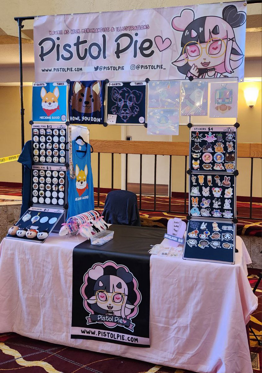 PistolPie's tweet photo. Catch me at Anime Lubbock this weekend! 💕 https://t.co/guYPmQsNkn