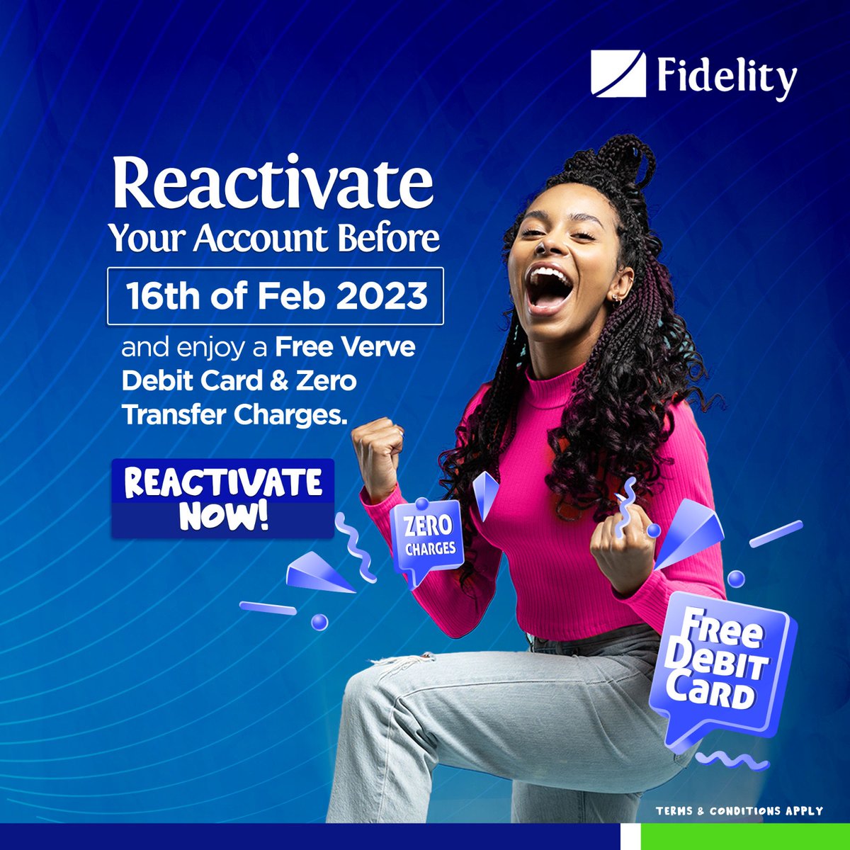 Fidelity Bank on Twitter "Get a Free Verve Debit Card and enjoy Zero