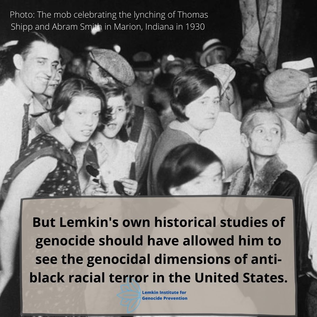 Lemkin Institute for Genocide Prevention on Twitter "4/9"