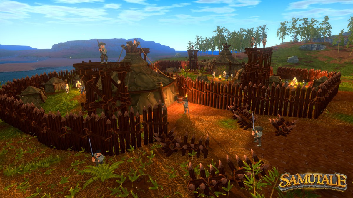 SamuTaleGame's tweet photo. SamuTale is back with new content! The highly anticipated update "Bandit Invasion" is set for release on the 3rd of March 2023. Read more at our blog: https://t.co/KLvE7yhLoR #indiedev #gamedev #screenshotsaturday #survivalgames #sandboxgames #MMORPG https://t.co/MoRzRoOaPK