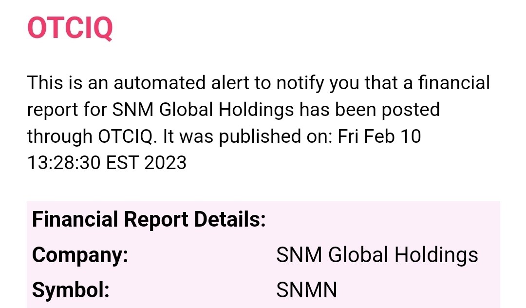 Financials have been posted. Look to be CURRENT anytime now. Next will be official filing of  $32.5m Reg A within a week. Let's go!