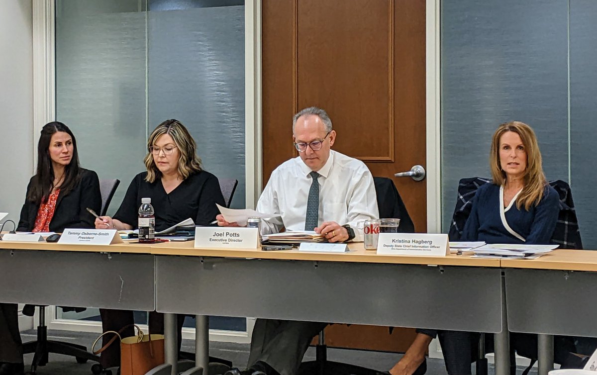 Many thanks to ODM Director Corcoran, ODJFS Director Damschroder and DAS Deputy State CIO Hagberg for joining us at our executive board retreat this week!