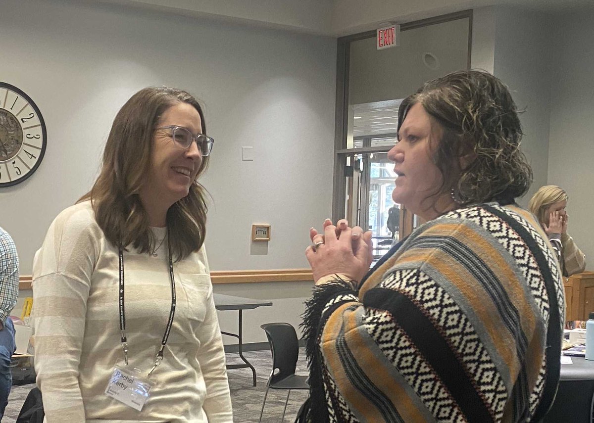 esu1's tweet photo. ESU1 staff are at Wayne State College today for our twice-yearly All-Staff Day. Clifton Strengths, department meetings and health and cybersecurity updates are all part of our agenda. https://t.co/FVQnHvNtUw