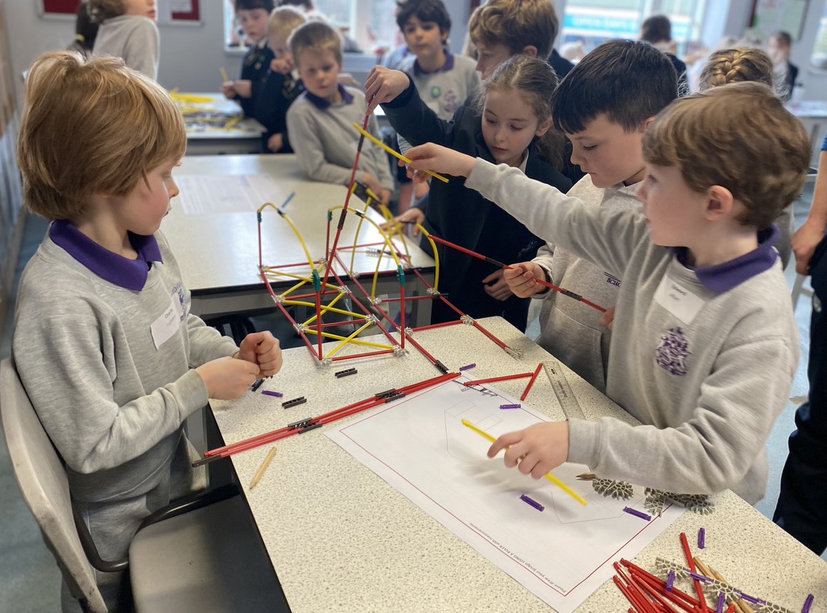 DrWallScience's tweet photo. Fantastic afternoon with the joint Y2/Y3 ‘Bridging the Gap’ Engineering Challenge. So good to see all the Y2s coming up next year and the Y3s were fantastic hosts. @Habsmonmouth @MonPrepSchool #KS1Transition #primarytranistion #STEM #Engineering https://t.co/wBlJnTgAwf