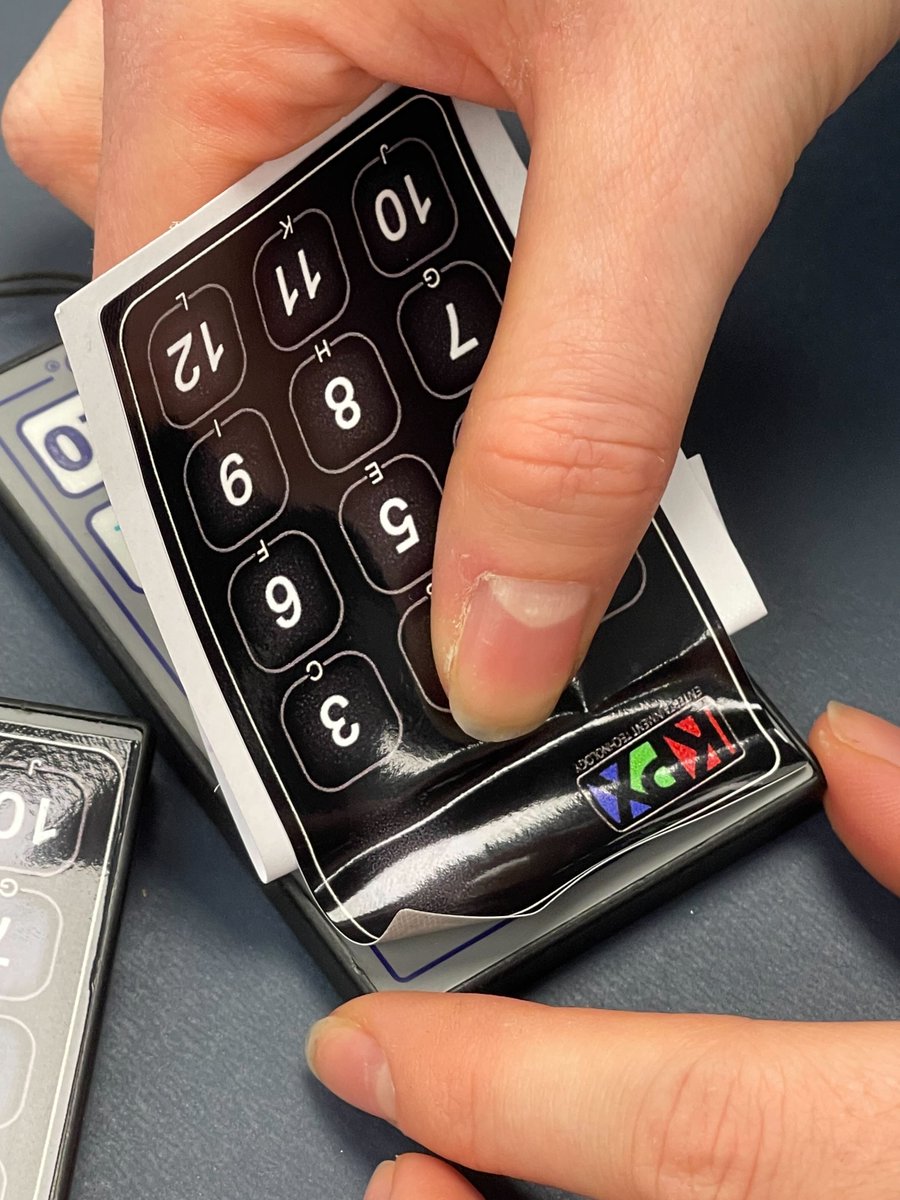 KPXdotTV's tweet image. The whole team have pulled together for this Friday afternoon job...putting our new logo on our keypads. Keep your 👀s open as you might see some of these on your favourite shows soon! #PoweredByKPX #keypad #voting #keypadvote #allvotenow #productionline #audience #newlogo