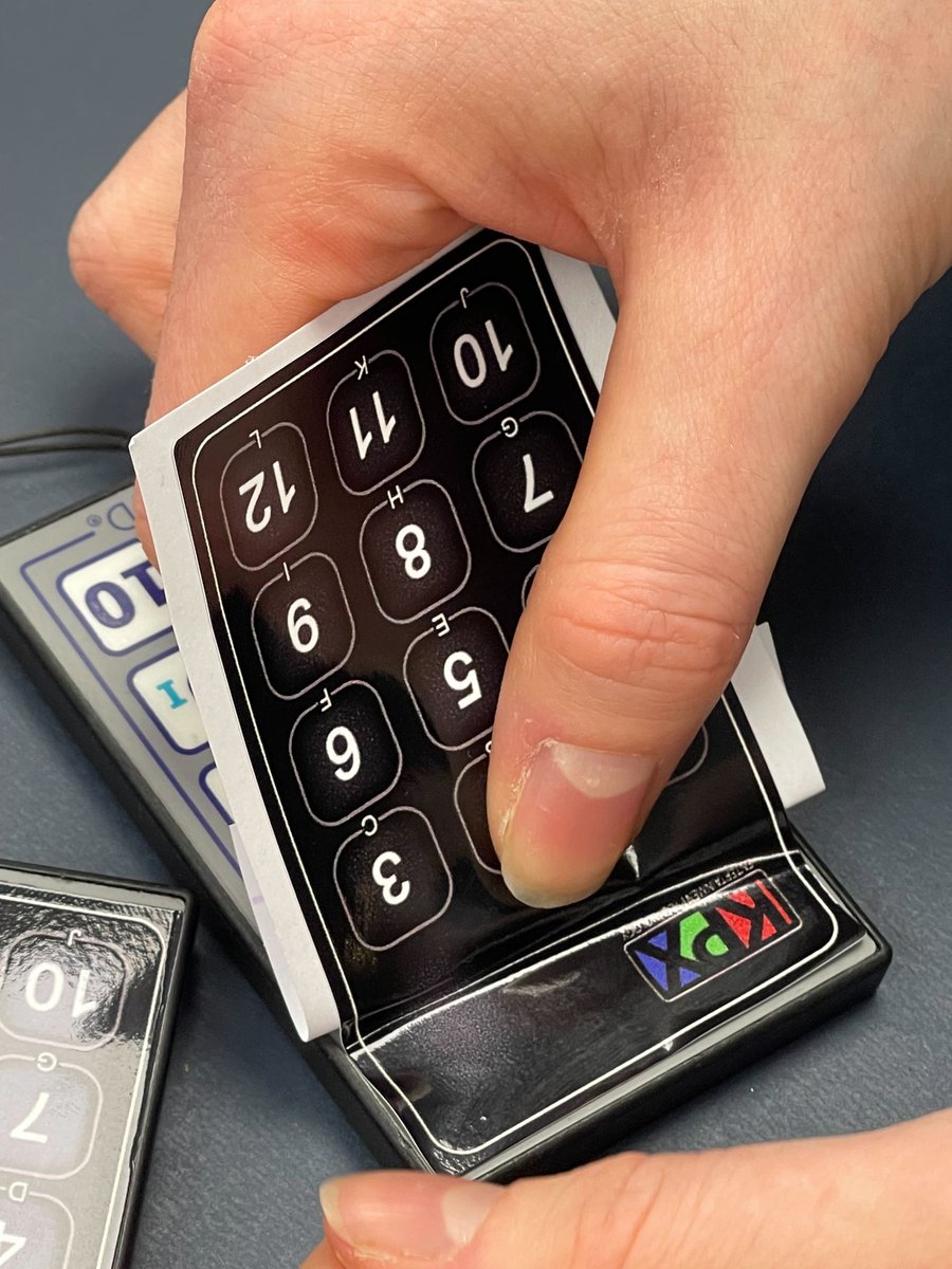 KPXdotTV's tweet image. The whole team have pulled together for this Friday afternoon job...putting our new logo on our keypads. Keep your 👀s open as you might see some of these on your favourite shows soon! #PoweredByKPX #keypad #voting #keypadvote #allvotenow #productionline #audience #newlogo