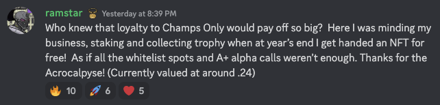 if you've ever wonder what Champs Only is really about - read these.

season two is going to be a whole lot crazier.

Champs. Only. 🏆