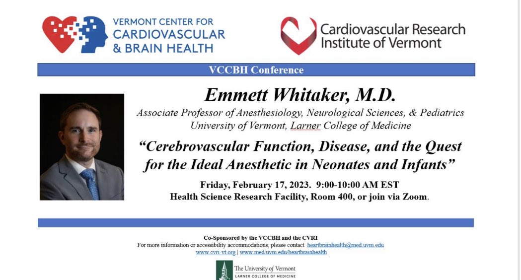 UVMHeartBrain (@uvmheartbrain) on Twitter photo Join us virtually or in person next Friday for our monthly conference with <a href="/ewhitakermd/">Emmett Whitaker, MD, FAAP🥼👨🔬🧠</a>, a #UVMHeartBrain pipeline investigator! <a href="/uvmcvri/">UVM CVRI</a> <a href="/UVMLarnerMed/">UVM Larner Med</a> Join us virtually or in person next Friday for our monthly conference with <a href="/ewhitakermd/">Emmett Whitaker, MD, FAAP🥼👨🔬🧠</a>, a #UVMHeartBrain pipeline investigator! <a href="/uvmcvri/">UVM CVRI</a> <a href="/UVMLarnerMed/">UVM Larner Med</a>