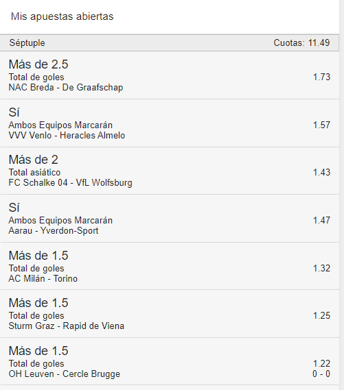 CazapicksCo's tweet image. 11.49 Todo porque hoy es viernes! 🤑 #GamblingTwitter #inplay #combinada #parlay