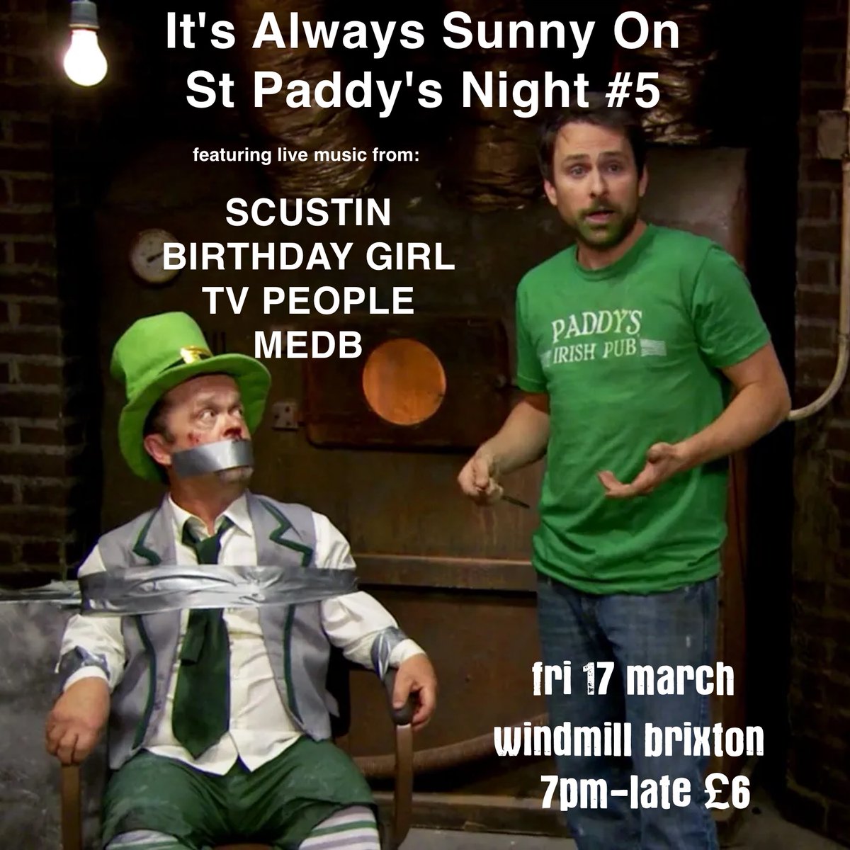 Windmill Brixton on Twitter "Not many Fridays to go now til St Paddy's