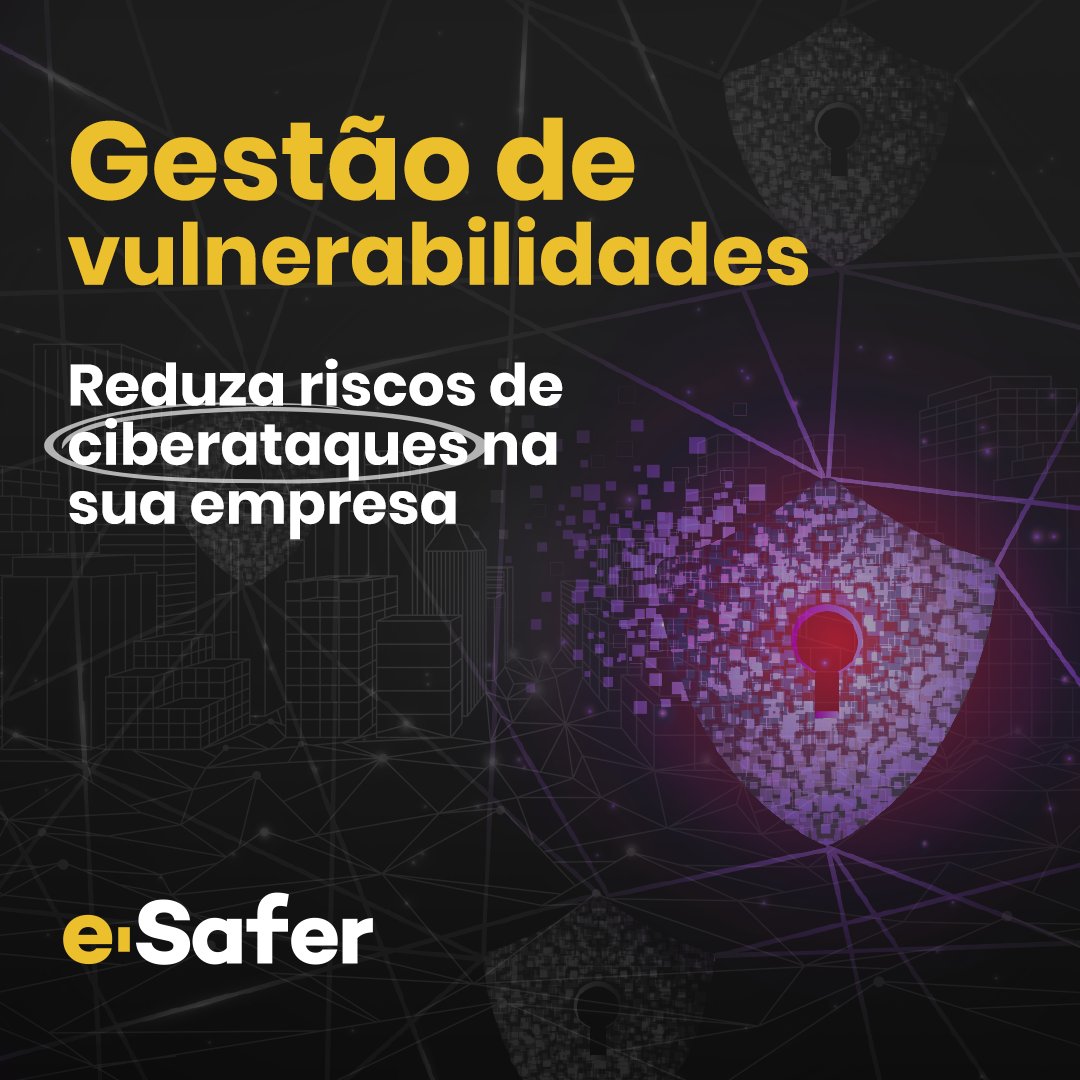 esaferdigital's tweet photo. O serviço de gestão de vulnerabilidades (GV) da e-Safer realiza uma varredura completa na infraestrutura da empresa para identificar brechas.

Essencial para garantir uma rede mais protegida e segurança organizacional. Veja mais detalhes:
https://t.co/k7gh498mwU https://t.co/ExW3R4sP4X