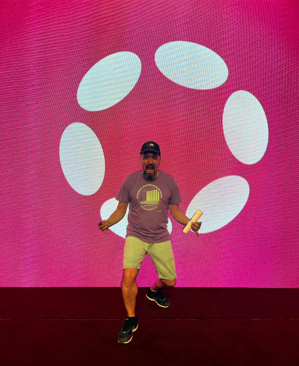 gabo_posta's tweet image. Graduated from the Polkadot Blockchain Academy after 5 weeks of hard work! Thanks to the amazing people I met there, instructors, organizers, classmates, and all who worked behind the scenes. Your dedication inspired me. 💕 Keep Roking! 
#PolkadotBlockchainAcademy