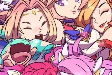 Riot you did NOT JUST CROP OUT MY GIRLIES  