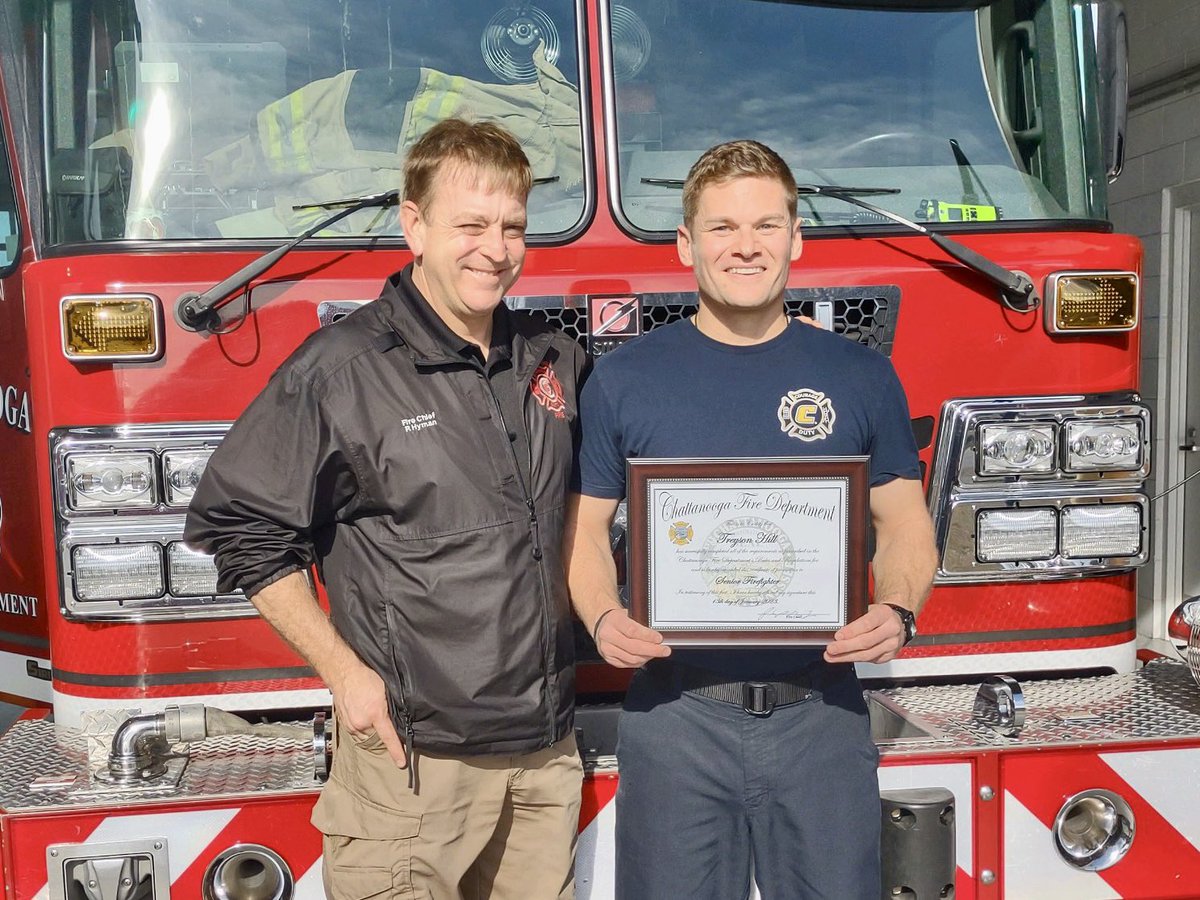 Chattanooga Fire Department on Twitter "Congratulations to Treyson