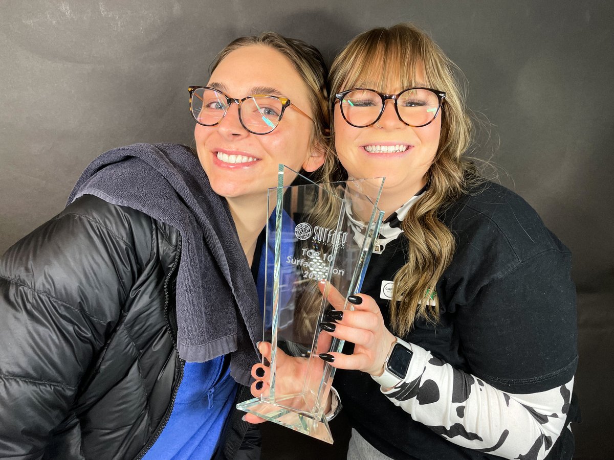 CapitolSchools's tweet photo. We are very honored to accept the @surfacehairhealth Top 10 Surface Salon Award for 2022! ❤️

We are humbled for this recognition and owe it to our students for driving retail education to our community and clientele. https://t.co/OySXCvD8BZ