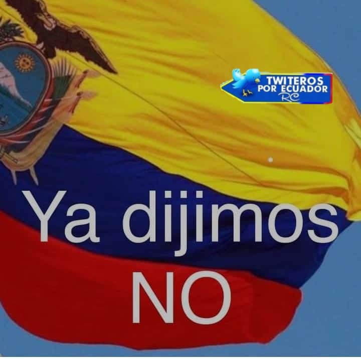 ardillamantilla's tweet photo. @ByronSoriano5 @andressantosa @RC5Oficial @CNEGuayas @aquilesalvarez @marcelaguinaga #YoVoteNo #MiVotoNoSeToca #MIVOTOSERESPETA no jueguen con fuego @cnegobec @DianaAtamaint @radiolacalle https://t.co/X6ou9ofzH1