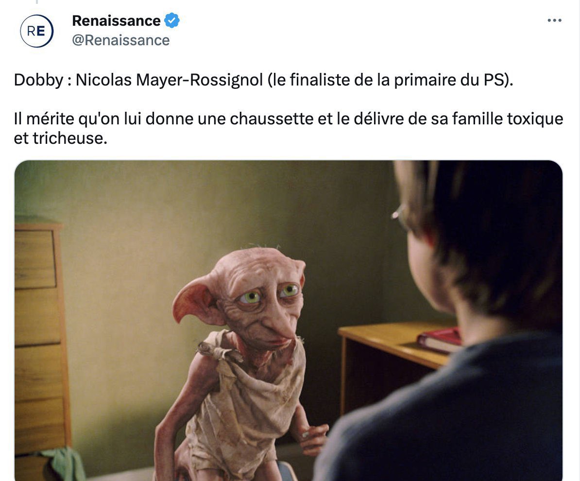 NinuweDescamps's tweet photo. .@Renaissance eux si prompt à dénoncer la gauche comme abaissant la politique française…
#LOLLLLLL 

Quelle indignitay !!!! 

(Screen : @VarlanOlivier) https://t.co/DrAqgZZJF7