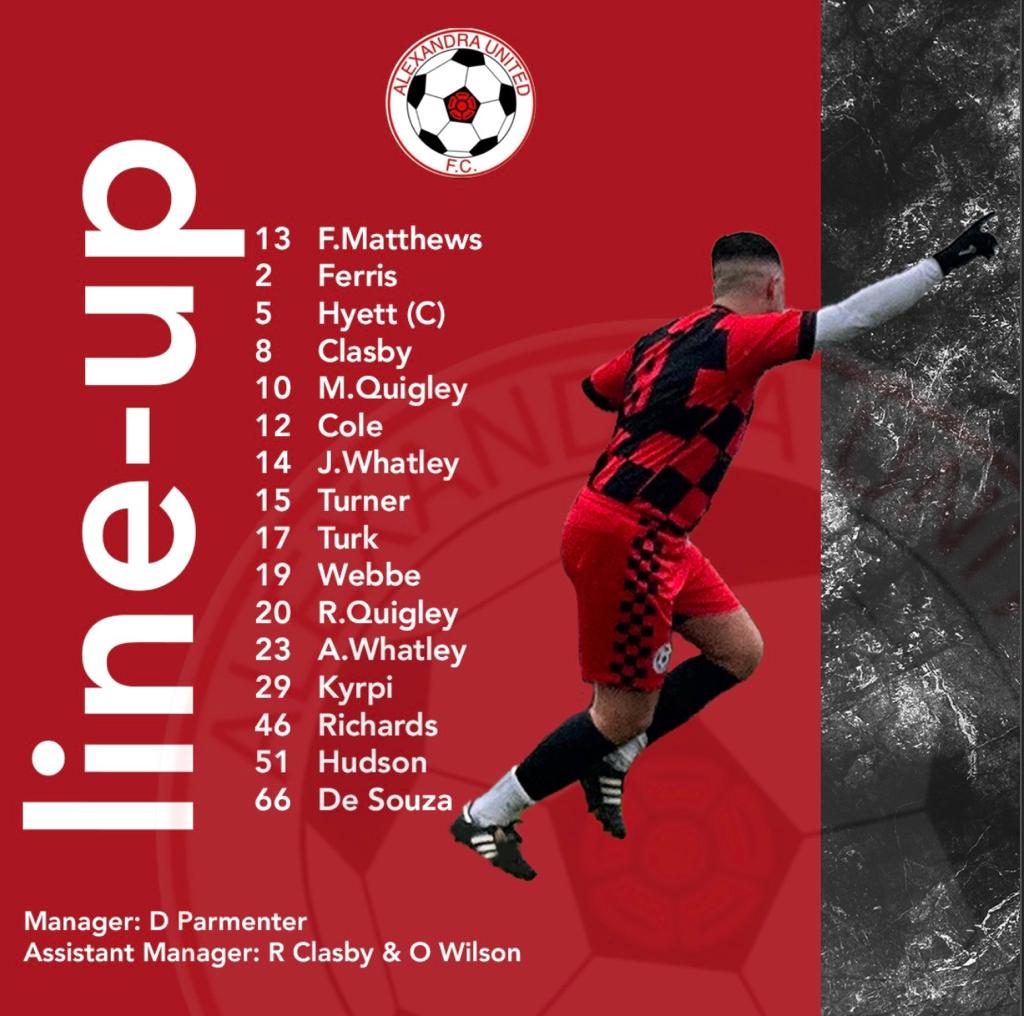 Squad Announcement 🔴⚫️ Alexandra United Athletic FC ⚽️ Castle Hill FC 🏆 Charity Cup 📅 Sunday 12th February 🕥 10.30 Kick Off 🏟 Alexandra Recreation Ground #AFTA