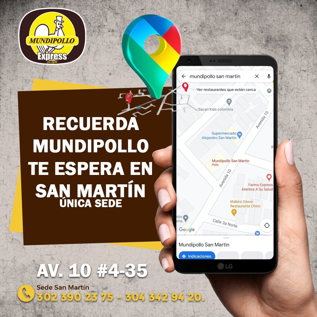 mundipollo's tweet photo. @JhonSca Nos encontramos en San Martín Con El Mismo Sabor De Siempre y Nuestros Mejores Precios https://t.co/nIxBfnl48t