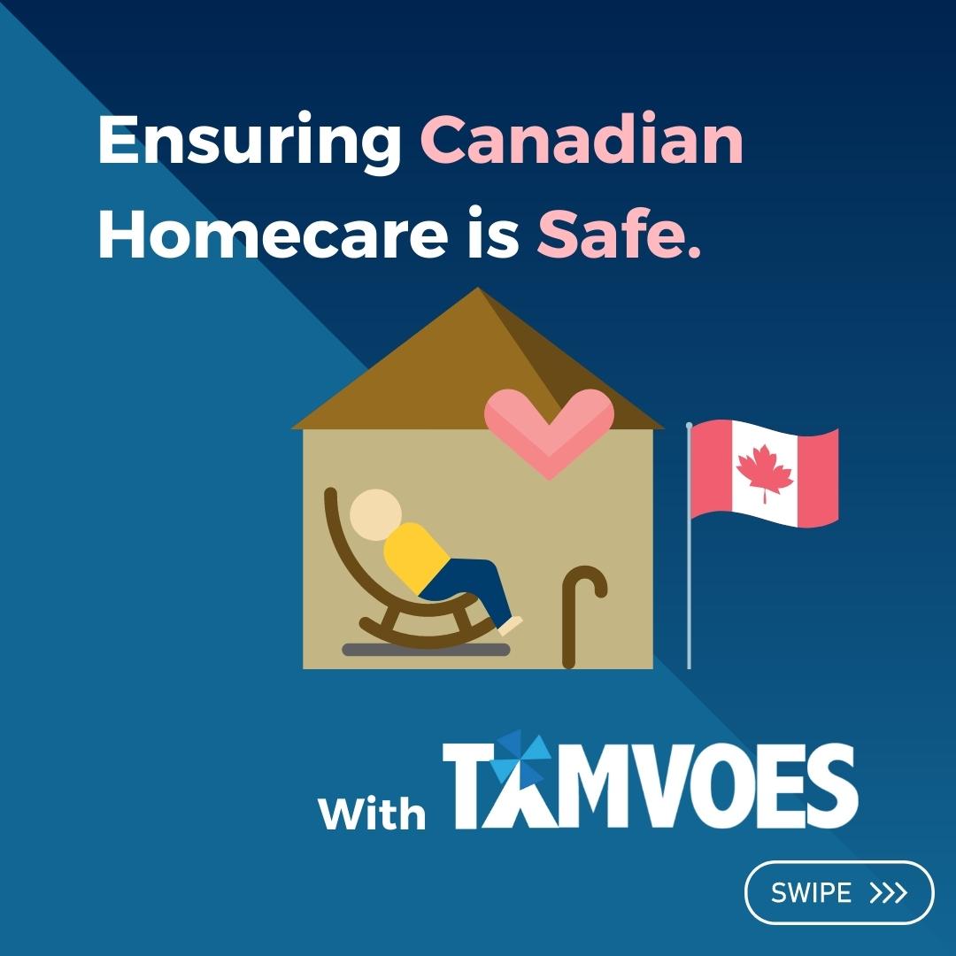 tamvoes's tweet photo. TAMVOES is partnering with TAMCARE to deliver an outstanding home care experience to fix the pitfalls of regular home care. Using the TAMVOES platform, seniors can stay connected remotely to their care team during every PSW visit to ensure peace of mind. https://t.co/HOdPWrDFN9