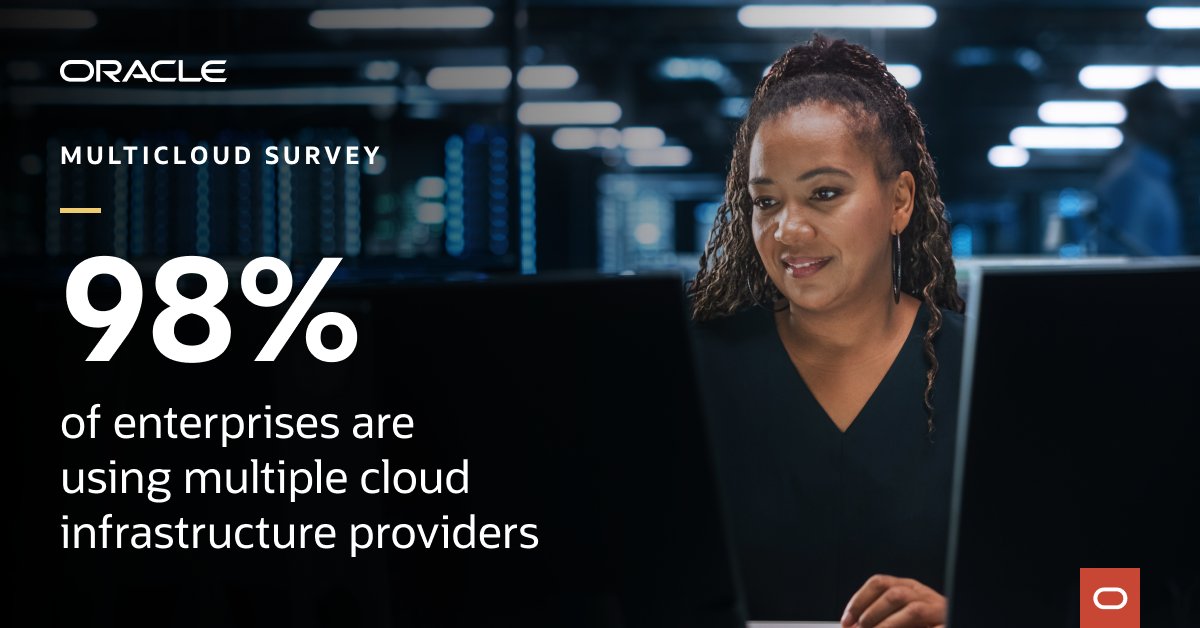 bradchapin's tweet photo. Multicloud is the future! Find out why most enterprises now use multiple #cloud providers in a new report @Oracle commissioned from S&amp;P Global Market Intelligence: https://t.co/0QD8ywLa9X https://t.co/nMf0HzckFy